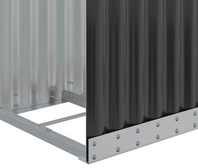 Držiak na polená antracitový 40x45x170 cm pozinkovaná oceľ