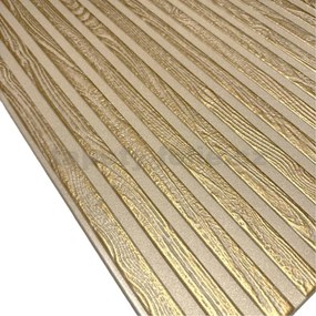 3D panel XPS, cena za kus, rozmer 100 cm x 50 cm, obklad zlato-béžový, IMPOL TRADE