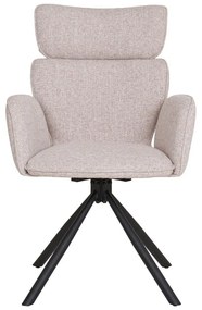 Béžové čalúnené jedálenské kreslá v súprave s podrúčkami 2 ks Cordoba – House Nordic