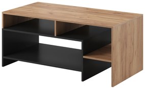 Konferenčný stolík Alvera (dub craft zlatý + antracit). Akcia -23%. Vlastná spoľahlivá doprava až k Vám domov. 1041168