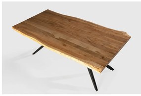 Jedálenský stôl s doskou z akácie v prírodnej farbe 100x200 cm Mudri – Marckeric