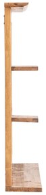 furniture-nabytek.cz - Masívne kúpeľňové zrkadlo Rangoon z borovice, lakované – 140×72 cm