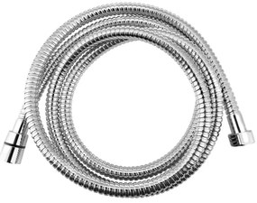 Sprchová hadica z nehrdzavejúcej ocele v lesklo striebornej farbe Powerflex – Sapho