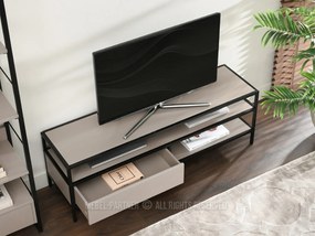 TV stolík/skrinka Subsidios (čierna). Akcia -40%. Vlastná spoľahlivá doprava až k Vám domov. 1137068