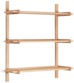 Modulárny policový systém z dubového dreva v prírodnej farbe 90x98 cm Sitra – Kave Home