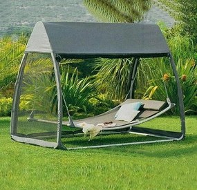 Záhradné relaxačné ležadlo s ochr. sieťou AVENBERG Paradiso