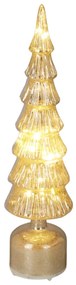Vánoční světelná LED dekorace Karter 40 cm stříbrná/teplá bílá