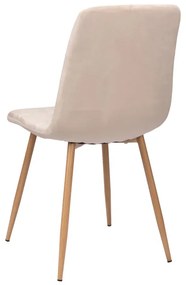 Jedálenská stolička MONTANA VELVET béžová