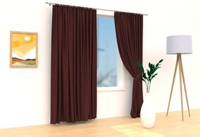 Zatemňovacie závesy Velvet bordó – 140 × 180 cm (2 ks)