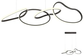 Redo 01-2596 - Stmievateľný LED luster na lanku BIAS LED/87,4W/230V 3000K čierna