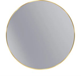 Erga Round, okrúhle zrkadlo 90cm, zlatý rám, ERG-V01-ROUND-9090-GD