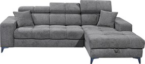 XXXLutz ROHOVÁ SEDAČKA, textil, antracitová MID.YOU - Sedačky - 002220047406