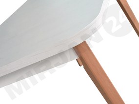 Stôl Harry 80 x 140+180 VI (biela L) (biela). Vlastná spoľahlivá doprava až k Vám domov. 1058498