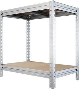 Dielenský stôl, 100x100x60, zinok, DTD police