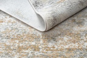 Koberec AKRYL ELITRA 8105 Abstrakcia slonia kosť / oranžový