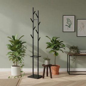 Stojanový vešiak CERES čierny