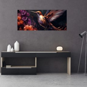 Obraz - Kolibrík (120x50 cm)