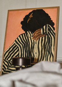 The Poster Club Plagát Serene Stripes by Hanna Peterson 50x70 cm