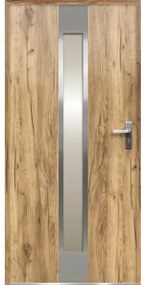 Kovové vchodové dvere S68 Neptun 90 P dub sonoma