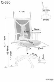 Kancelářská židle Flexor černá