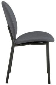 Antracitová jedálenská stolička Cliff – Actona