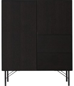 Čierna komoda Edge by Hammel