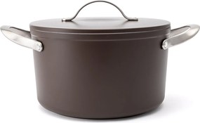 Elmich Nepriľnavý keramický hrniec Zen Ø 24 cm – hnedý