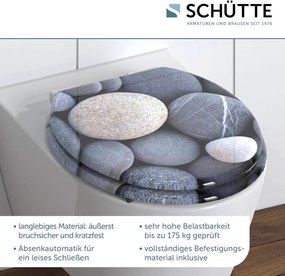 Eisl Sanitär WC sedadlo MDF Soft Close Grey Stones 80130