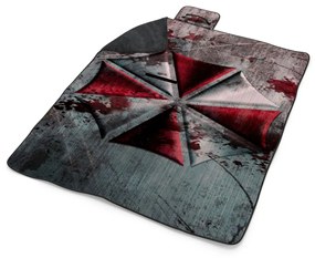 Sablio Plážová deka Resident Evil Umbrella Corporation Steel: 200x140 cm