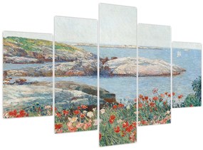 Obraz - Childe Hassam, Poppies,  Isles of Shoals, reprodukcia (150x105 cm)