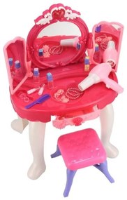 BABY MIX Detský toaletný stolík so stoličkou Baby Mix Amanda
