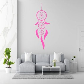 Veselá Stena Samolepka Indiánsky lapač snov Farba: růžová, Veľkosť: 100 x 35 cm