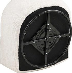 Krémovobiele otočné kreslo Milo – House Nordic