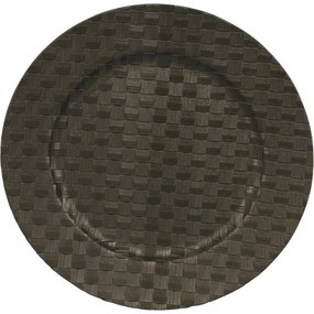 Podložka pod tanier Black Weaving, 33 cm