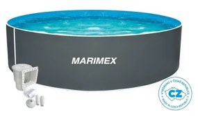 Marimex | Bazén Marimex Orlando 3,66x0,91 m s príslušenstvom - motív šedý | 10340217