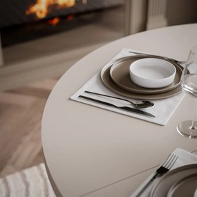 OKRÚHLY ROZKLADACÍ JEDÁLENSKÝ STÔL SIMEON KAŠMÍR 100 / 180 cm