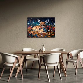 Obraz - Maľované srne (70x50 cm)