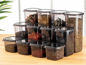 Plastové dózy v súprave 24 ks na potraviny Fresco – Hermia