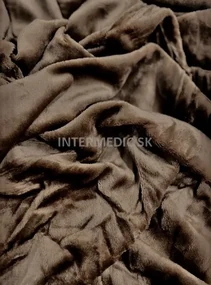 INTERMEDIC SK Prestieradlo mikroplyš 180x200 cm - Tm. hnedá