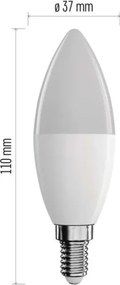 Inteligentná LED žiarovka GoSmart E14 4,8W 230V ZigBee RGB stmievateľná