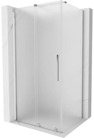 Mexen Velar, sprchový kút s posuvnými dverami 100 x 110 cm, 8mm sklo námraza, chrómová, 871-100-110-31-01