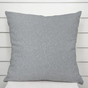 Biante Dekoračná obliečka na vankúš TF-086 Ornamenty na sivom 50 x 50 cm