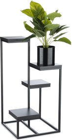 STOJAN NA KVETINÁČ KASKADA 79X40X40 CM ČIERNA