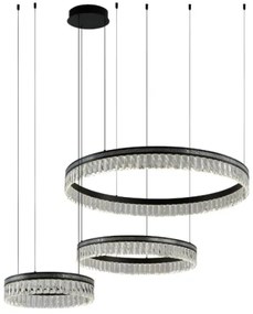 LED stmievateľný krištáľový luster na lanku THALIA LED/120W/230V 3000-6000K + diaľkové ovládanie