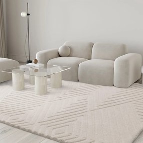 Krémovobiely vlnený koberec 160x230 cm Hague – Asiatic Carpets