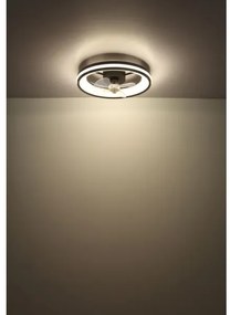 Globo 03651 - LED Stropné svietidlo s ventilátorom GATIAN LED/30W/230V čierna + DO