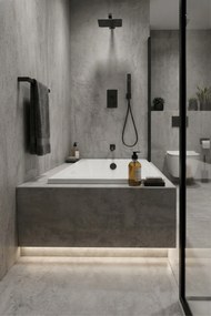 Erga Pureline-S, vaňa 1500x700x400 mm bez nožičiek, biela lesklá, ERG-V07-PURELINE-S-150x070-WH