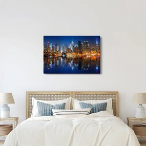 Obraz Manhattanu v noci (90x60 cm)