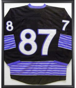 Čierny rám na hokejový a futbalový dres Falc 7085C (70 x 90 cm)