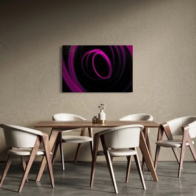 Obraz - fialové čiary (90x60 cm)